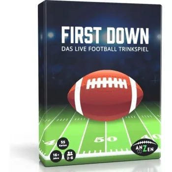 ANZEN - FIRST DOWN futbolo gėrimo žaidimas ant stalo (American Psychological Association)
