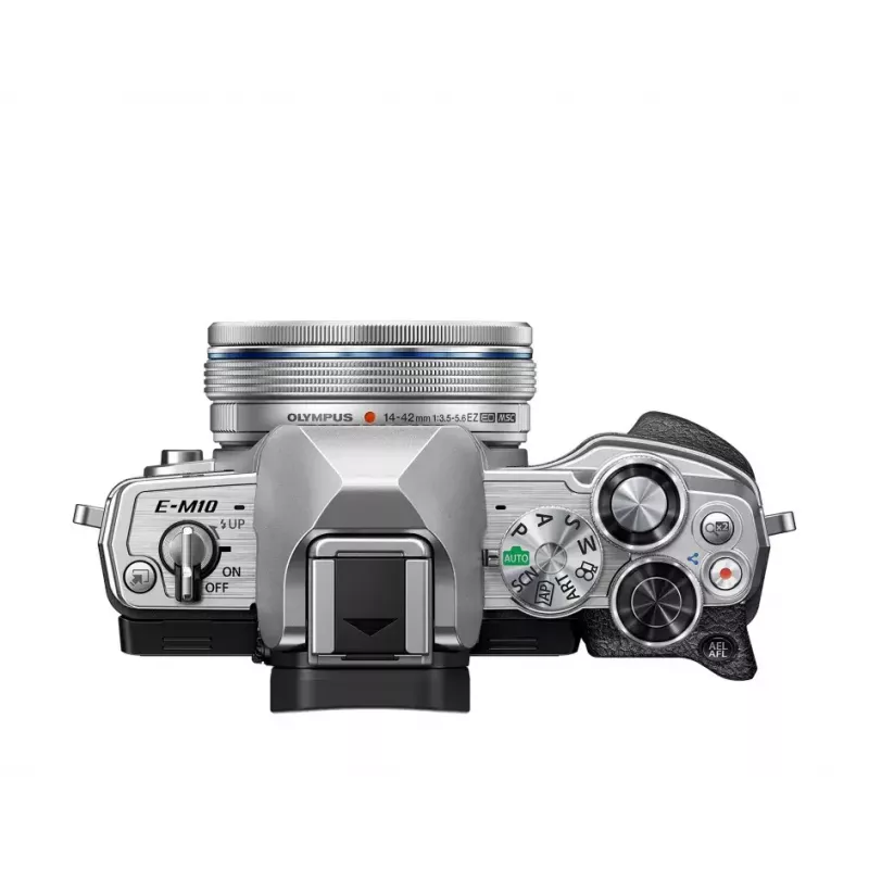 Veidrodinis fotoaparatas Olympus OM-D E-M10 Mark IV MILC 20,3 MP 4/3 col. sidabrinis