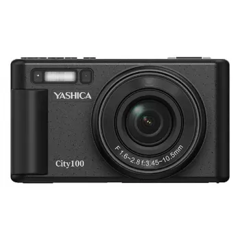 Kompaktiška kamera Yashica City 100 72 MP CMOS Juoda 3x optinis priartinimas