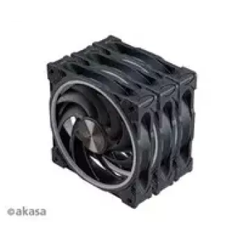 Ašinis korpuso ventiliatorių rinkinys Akasa SOHO AR LED 12 cm RGB, 3 vnt.
