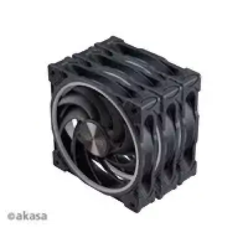 Ašinis korpuso ventiliatorių rinkinys Akasa SOHO AR LED 12 cm RGB, 3 vnt.