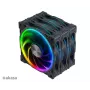 Ašinis korpuso ventiliatorių rinkinys Akasa SOHO AR LED 12 cm RGB, 3 vnt.
