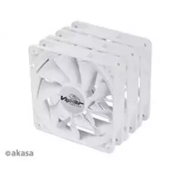 Akasa VIPER S-flow 120 mm ašinis korpuso ventiliatorius, 3 kontaktų, 1200 RPM