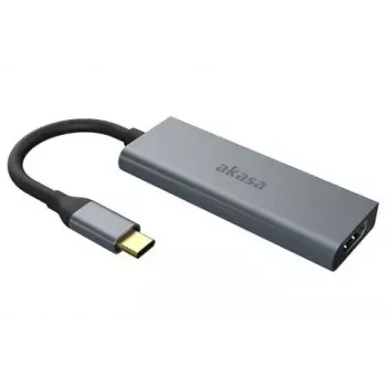 USB-C 4-in-1 stotelė nešiojamam kompiuteriui Akasa AK-CBCA19-18BK
