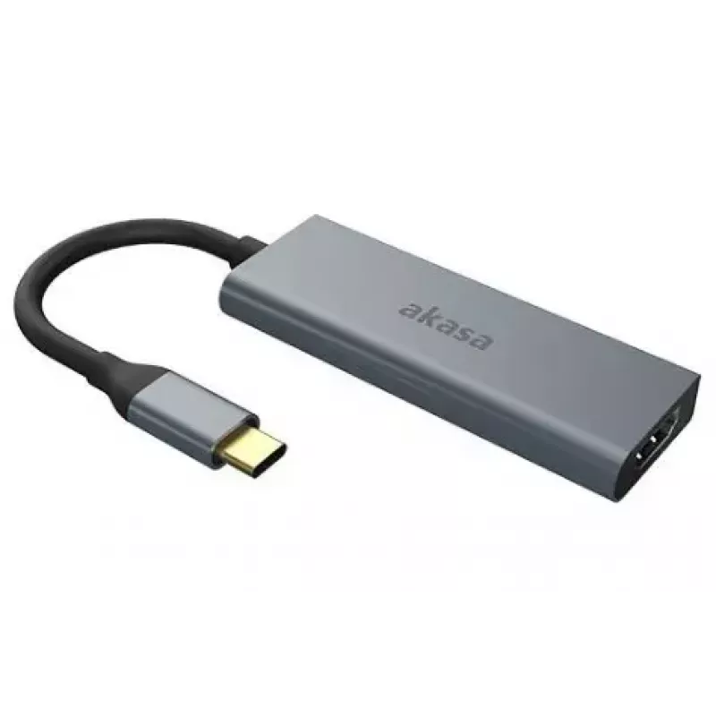 USB-C 4-in-1 stotelė nešiojamam kompiuteriui Akasa AK-CBCA19-18BK