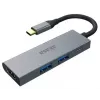 USB-C 4-in-1 stotelė nešiojamam kompiuteriui Akasa AK-CBCA19-18BK
