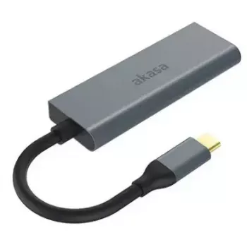 USB-C 4-in-1 stotelė nešiojamam kompiuteriui Akasa AK-CBCA19-18BK