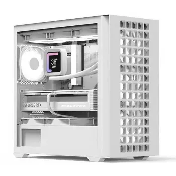 Kompiuterio korpusas AeroCool Geh Mini D302A-G-WT-V1 Micro-ATX baltas