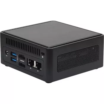 Mini PC barebone ASROCK NUC-Box-225H su HDMI, USB-C, DDR5 palaikymu