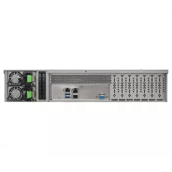 Serverio važtaraštis ASRock 2U12L2S-SIENA (2U) — AMD SoC, Socket SP6, 12×3,5 colio + 2×2,5 colio lizdai, 800 W maitinimo šaltinis, DDR5 iki 96 GB