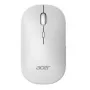 Belaidė ambidekstrinė pelė Acer AMR130 — RF + Bluetooth, 1600 DPI, 4 mygtukai, balta