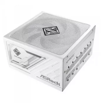 ASRock Steel Legend SL-1200GW 1200W ATX 3.1 maitinimo blokas, 80+ Gold, baltas