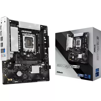 Motininė plokštė ASROCK H810M-X GEN5 DDR5 Intel S1851 microATX — DDR5, LGA 1851