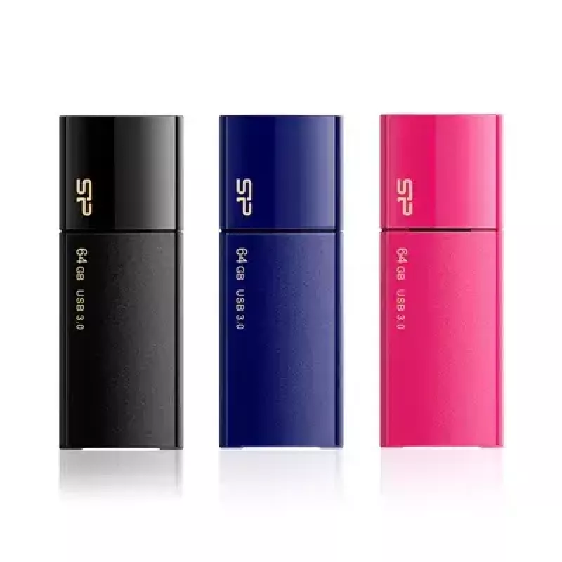 „Silicon Power“ „Blaze B05“ 64 GB USB atmintukas, USB Type-A 3.2 Gen 1, rožinis