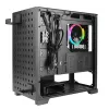 Korpusas Azza Elise Tower Black, Tower, juodas