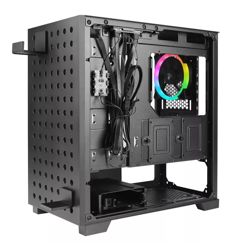 Korpusas Azza Elise Tower Black, Tower, juodas