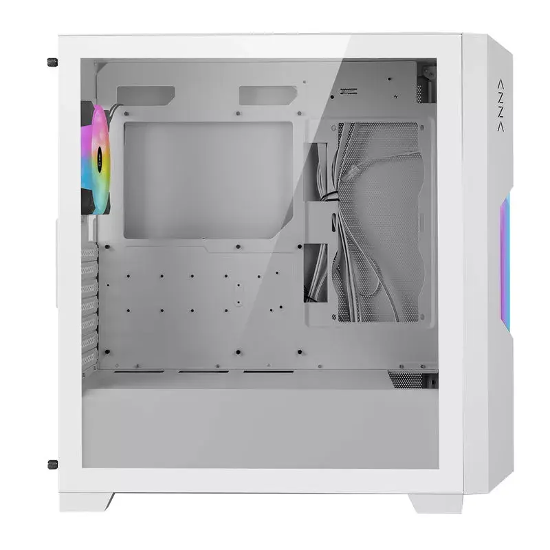Korpusas PC Azza Guardian Glass Midi Tower Baltas