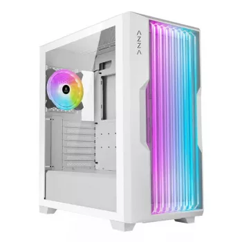 Korpusas PC Azza Guardian Glass Midi Tower Baltas
