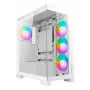 PC Midi Tower AZZA Cove (CSAZ-570W) — Juoda, ATX/Micro-ITX/ITX, 3x120mm šoniniai ventiliatoriai, 1x120mm galinis ventiliatorius, palaiko 2,5 colio ir 3,5 colio diskus