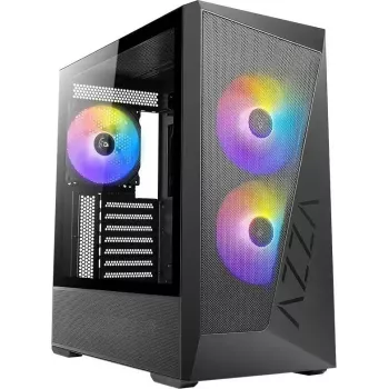PC žaidimų korpusas AZZA Reaver 225K01 Midi ATX su USB 2.0 ir USB 3.0 prievadais