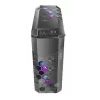 PC korpusas AZZA STORM ARGB Full Tower — Juodas, ATX/Micro-ATX/EATX, 2x 3.5 colio + 6x 2.5 colio vietos, ARGB ventiliatoriai sumontuoti