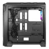 PC korpusas AZZA STORM ARGB Full Tower — Juodas, ATX/Micro-ATX/EATX, 2x 3.5 colio + 6x 2.5 colio vietos, ARGB ventiliatoriai sumontuoti
