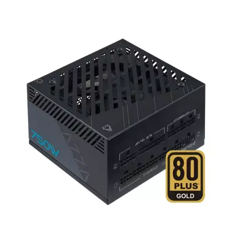 Azza PSAZ-750G maitinimo blokas 750 W 20+4 pin ATX ATX juodas