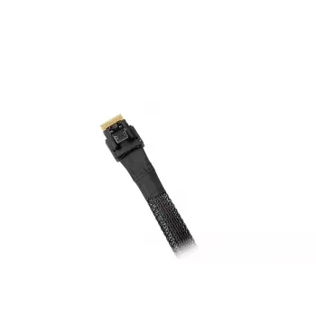 Icy Dock MB403L-B vidinis MCIO x4 (SFF-TA-1016) į SlimSAS x4 (SFF-8654) kabelis