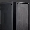 Korpusas Midi Tower RAIJINTEK Ponos MS – juodas, priekiniai 120/140 mm ventiliatoriai, 1x 120 mm galinis, HDD 3,5 colio, SSD 2,5 colio, 210×442×485 mm