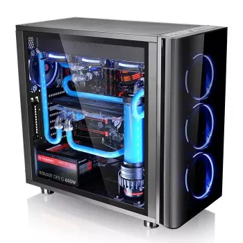 PC korpusas Thermaltake View 31 TG Midi Tower juodas