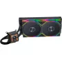 Skysčio aušintuvas „All-in-One“ „Lian Li Galahad II LCD 280 TL Wireless“ juodas – 280 mm radiatorius, LCD siurblys, belaidis valdiklis