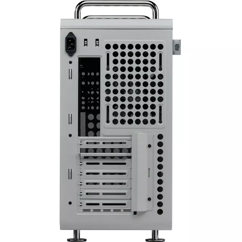 Kompiuterio korpusas Cooler Master QUBE 540 Moonstone – mid-tower su grūdinto stiklo šoniniu dangteliu (pilka spalva)