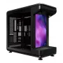 PC Full Tower korpusas Cooler Master MasterFrame 360 STAGE LCD — Juodas/Permatomas, 15,6 col. (39,6 cm) 1920×1080 LCD, ATX maitinimo šaltinis, palaiko 120/140/180/200 mm ventiliatorius, 120–360 mm radiatorius