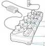 Įkrovimo stotelė Zebra WT6400 5 vietų su baterijų įkrovikliu CRD-WT64-5S5BE-01