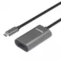 USB laidas UNITEK U304A USB 3.2 Gen 1 5m USB-C USB-A pilka