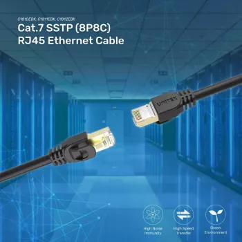 Tinklo kabelis UNITEK C1815EBK RJ-45 RJ-45 20 m Juodas