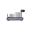 Unitek P1207B įkrovimo stotis, 3x USB-A 20W + 3x USB-C PD 60W, 80 W, juoda