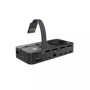 Dokavimo stotelė UNITEK G1002B, skirta Nintendo Switch, laidinė, juoda