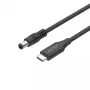 Maitinimo laidas UNITEK C14119BK-1.8M 1,8 m USB-C DC 20V 3,25A