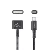 Maitinimo laidas UNITEK C14121BK-1M Juodas MagSafe 3 USB C 1m 28V 5A