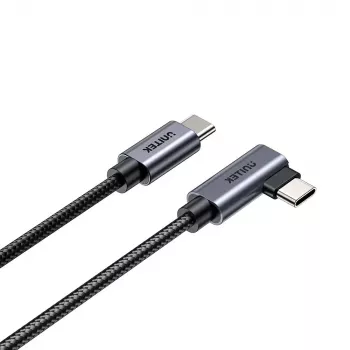USB-C laidas UNITEK C14123BK-3M USB 2.0 USB C 3m juodai pilkas