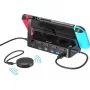 Docking stotelė Unitek, skirta Nintendo Switch, su PD 100 W, HDMI 4K išvestimi, RJ-45 Ethernet ir SD kortelių skaitytuvu