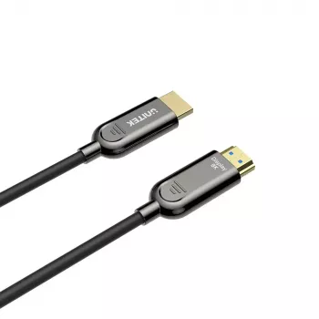 HDMI kabelis UNITEK C11085GY01-60M 60m 2.1 48 Gbit/s Juodas