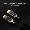 HDMI kabelis UNITEK C11085GY01-80M 80 m 2.1 48 Gbit/s Juodas