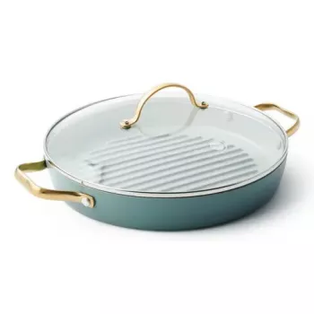 Keptuvė wok GreenPan Padova Round, 280 mm skersmens, mėlyna, 2,73 kg