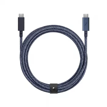 USB-C į USB-C laidas Native Union Belt Cable Pro 2,4 m USB 2.0 Mėlyna