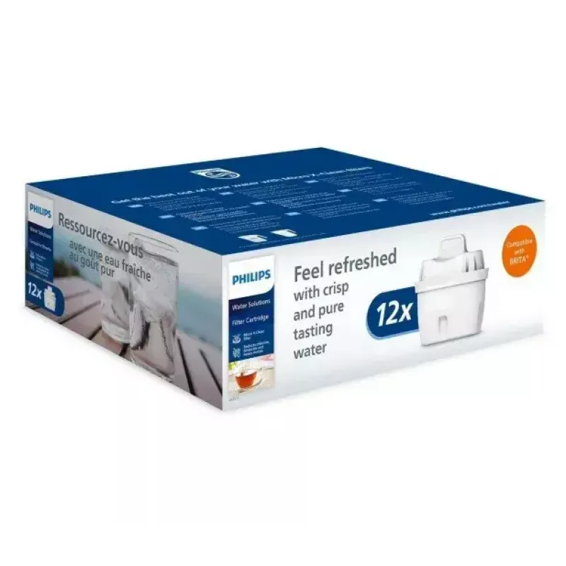 Vandens filtro kasetė Philips AWP213/10 Micro Xclean keitimo, pakuotė po 12 vnt.