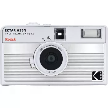 Kodak EKTAR H35N Striped Silver 35mm juostinis fotoaparatas