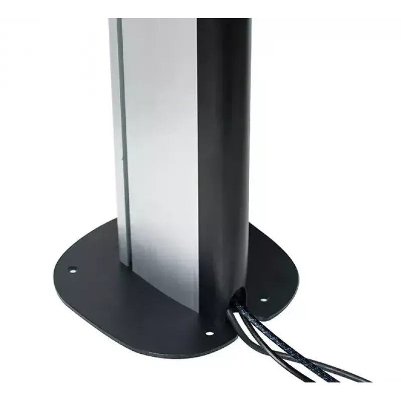 Prisukamas prie grindų pagrindas B-TECH SYSTEM X BT8380, 240×240×6 mm, 200 kg, juodas