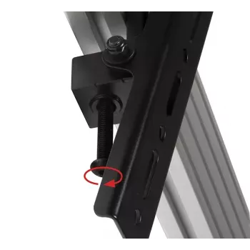 Plokščiojo ekrano tvirtinimo rankena B-TECH SYSTEM X VESA 400 su pakreipimu, skirta BT8390, juoda, 70 kg talpa